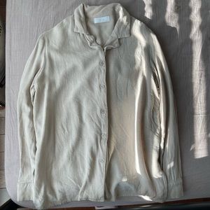 Oak+Fort linen blend button up